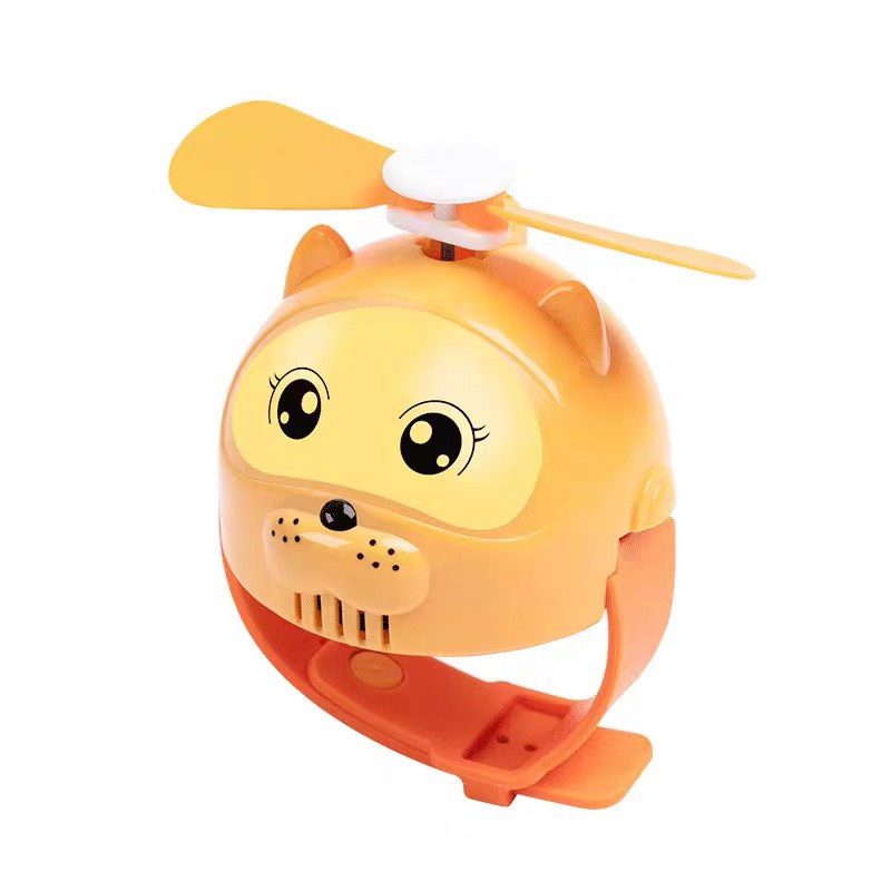 Quạt Mini Đeo Tay Hình Thú Ngộ Nghĩnh Dạng Đồng Hồ Có Pin Cho Trẻ Em