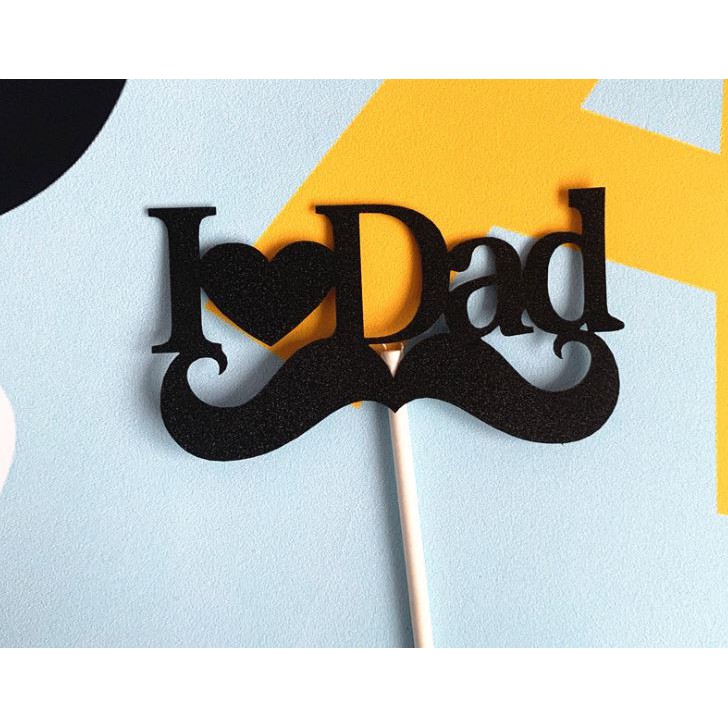 Topper I love dad đen