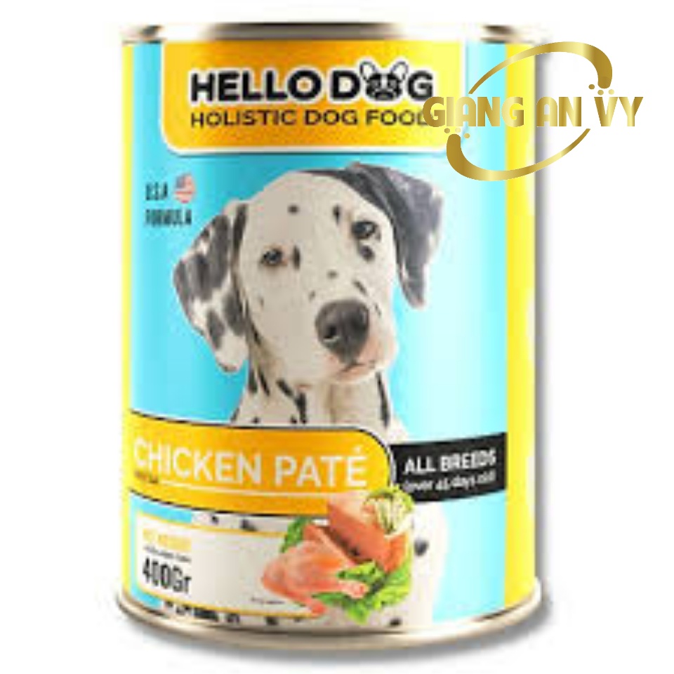400g Pate các nhãn Hello Dog , SmartHeart - Thức ăn tươi cho chó