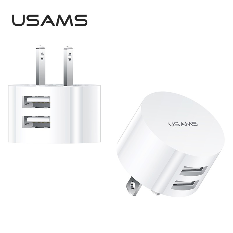 Cốc Sạc Nhanh USAMS T20 10W Chuẩn EU US UK