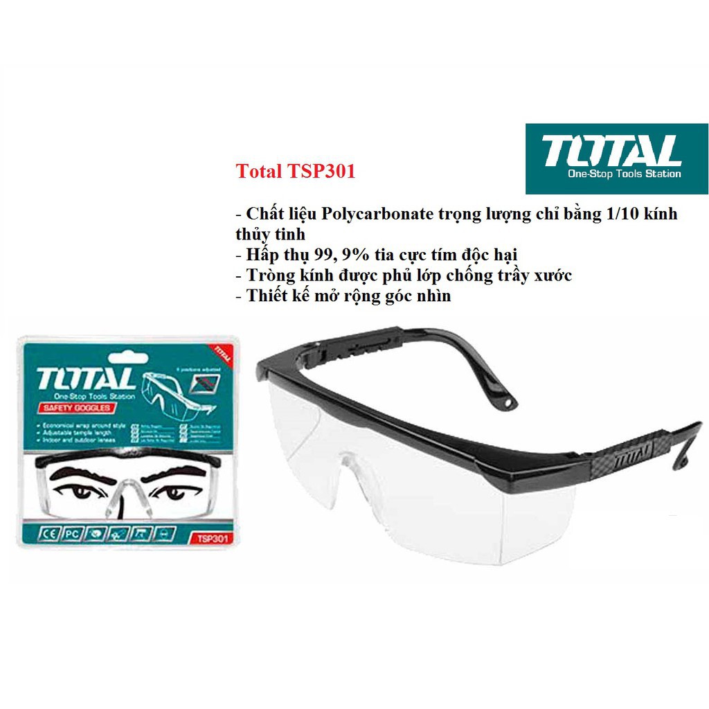 Kính bảo hộ Total TSP302 TSP301 TSP304 TSP305