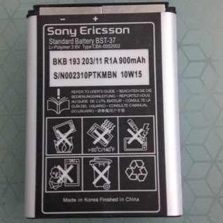 Pin sony Ericsson BST-37 xịn