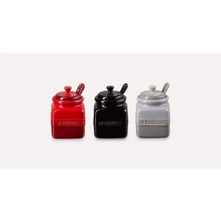 Set 3 hũ đựng sốt gia vị mini le creuset kèm thia set 3 hũ đựng sốt gia vị mini le creuset kèm thìa