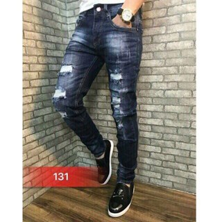 [FREESHIP-TRỢ GIÁ SHOPEE] Quần jean nam rách dạo phố | Quần bò nam rẻ đẹp | quần jeans nam thời trang | Quần nam 2045