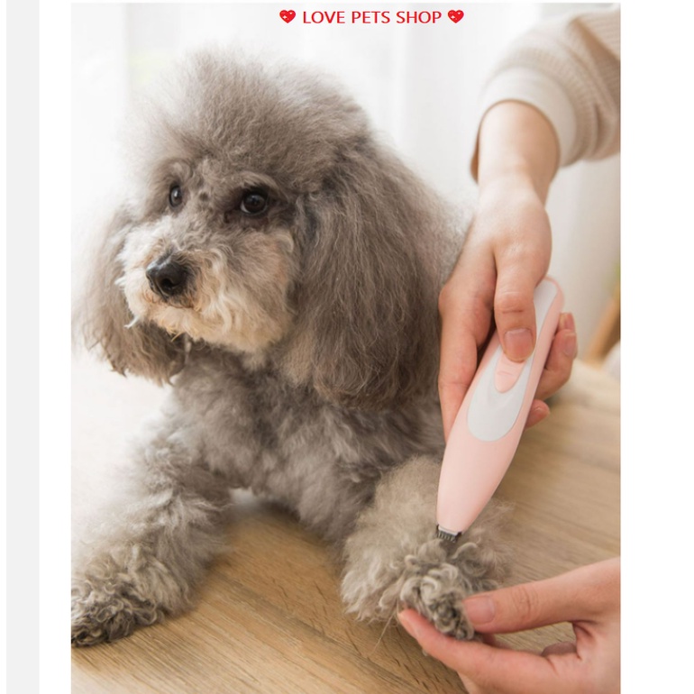 TÔNG ĐƠ CẠO LÔNG BÀN CHÂN, LÔNG TAI, LÔNG MẮT CHO CHÓ MÈO CỔNG SẠC USB - 💝LOVE PETS SHOP💝