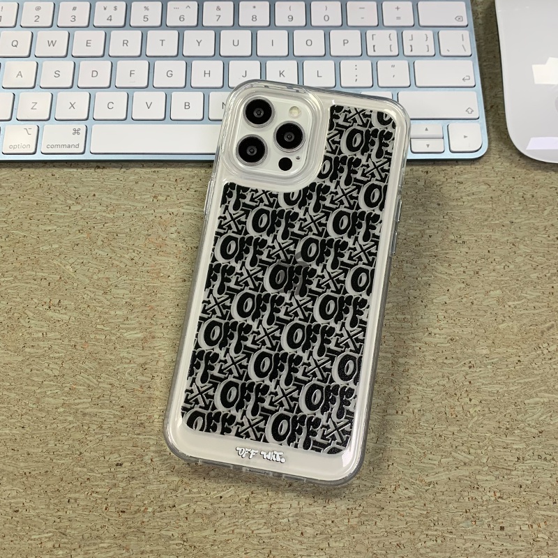 Ốp Điện Thoại Chống Sốc Họa Tiết OFF-WHITE Cho iPhone 11 13 12 X XS Pro Max XR 12 13