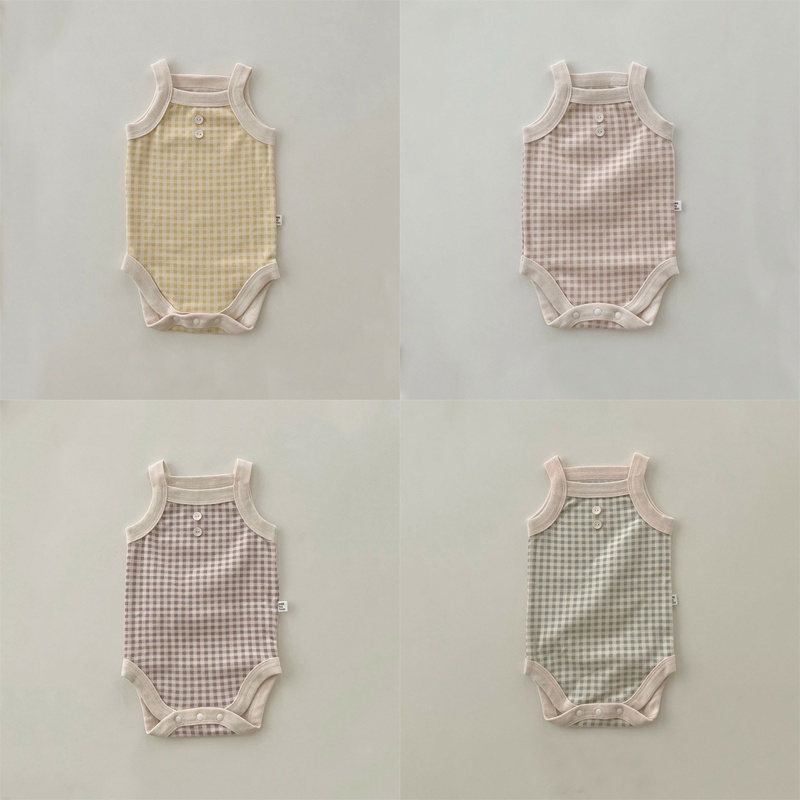 Đồ Áo Liền Quần Vải Cotton Mềm Cho Bé Mới Sinh