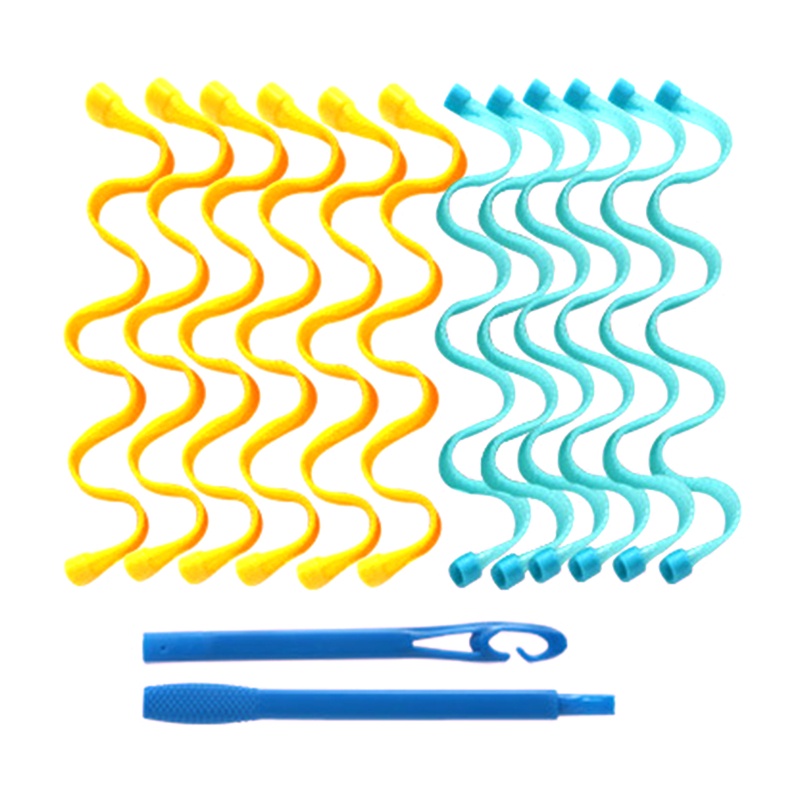 Set 12 / 24 Lô Uốn Tóc Thần Kỳ Bền Bỉ 25 30 45 50 55CM