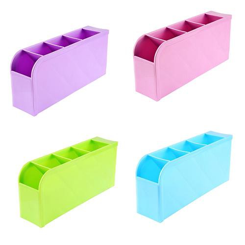 Khay đứng 4 ngăn bằng nhụa đựng dụng cụ bếp tiện dụng