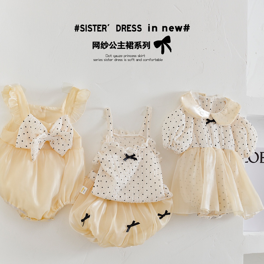 Áo Liền Quần Công Chúa Dành Cho Bé Gái 0-2 Tuổi