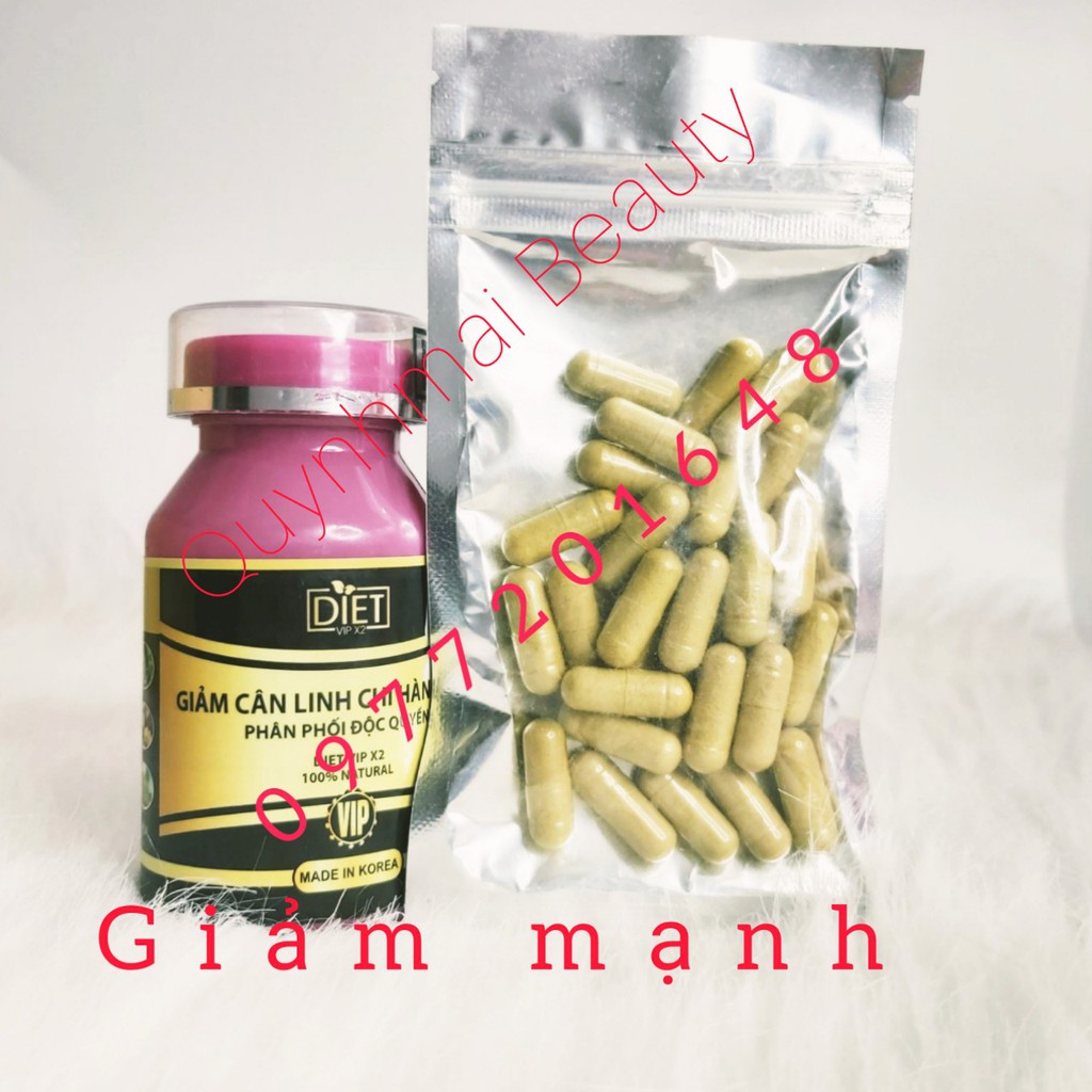 Giảm Cân Linh Chi Diet X2 - 30 Viên - Giảm Mạnh