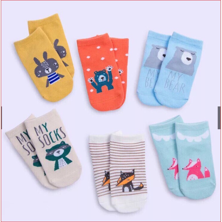 Set 1 Đôi Tất Pony Cao Câp Cho Bé Size S/M Chống Trơn Cho Bé 1-5 tuổi