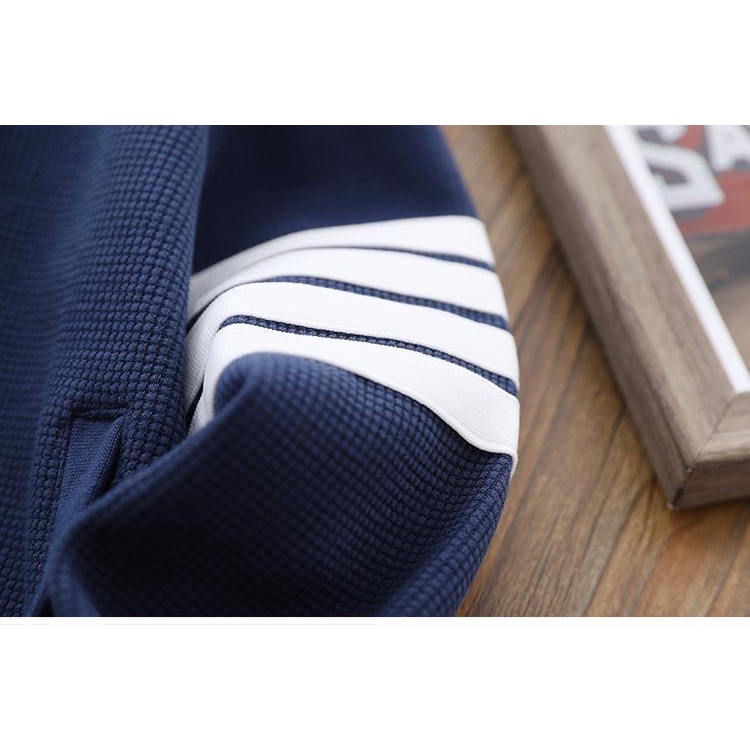 Áo Khoác Bóng Chày Khóa Kéo Thời Trang Xuân Thu Cho Bé Trai