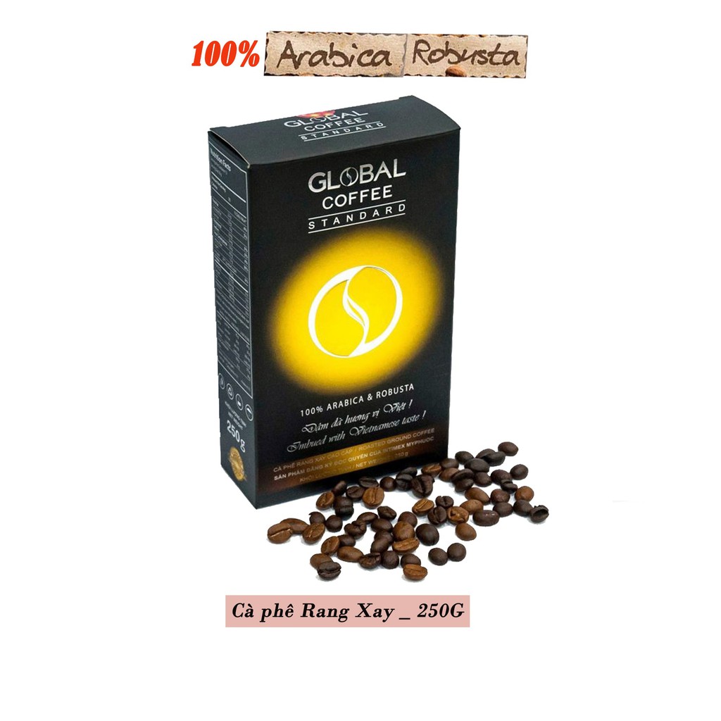 Cà phê rang xay nguyên chất - Global Coffee - Standard 250g