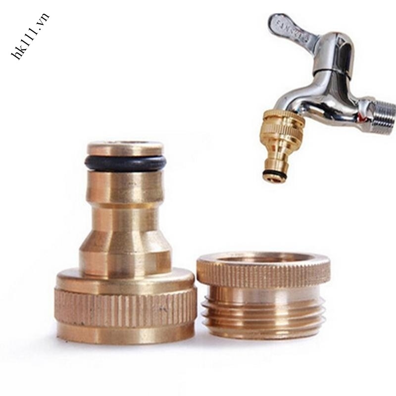 Đầu Nối Vòi Nước Bằng Đồng Thau Kích Thước 3/4 Inch Thời Trang Chất Lượng Cao
