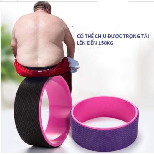 Vòng Tập Yoga, Vòng Yoga Pilates Bản 13cm Nhựa ABS Tập Lưng Cao Cấp Chính Hãng Yoga Wheel