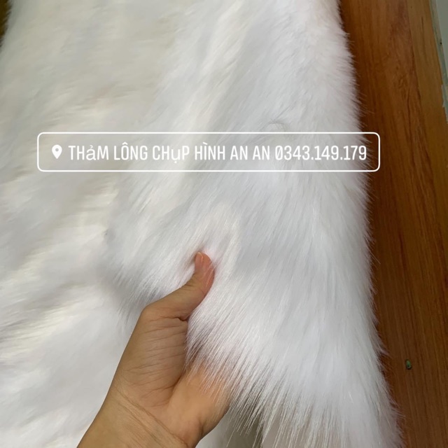 Thảm Lông Trải Bàn Trang Điểm -Thảm Lông Chụp Hình