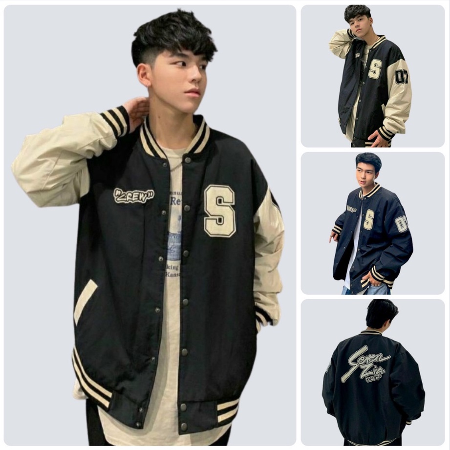 Áo khoác bomber nam nữ vải dù cao cấp phong cách unisex thể thao năng động B07PU