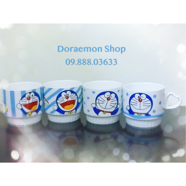 Ly cốc tách sứ Doremon Doraemon dễ thương