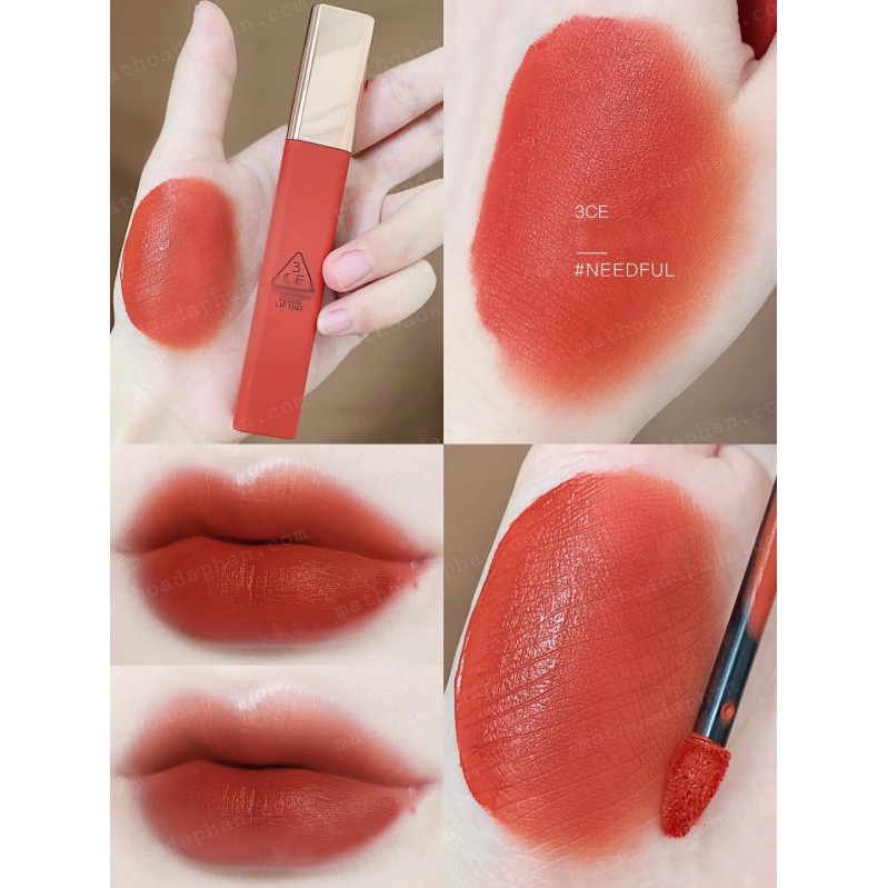 [Chính Hãng 3CE] Son 3CE Kem Cloud Lip Tint Màu #Needful Cam đỏ gạch