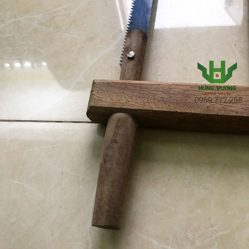 Cưa gỗ thợ mộc - Cưa khung cầm tay truyền thống, hàng Việt Nam
