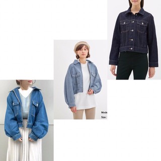 Gu by uniqlo áo khoác jean