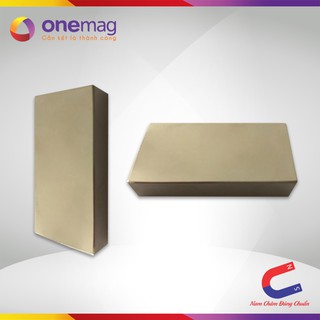 Nam Châm Đất Hiếm Hình Khối 50x25x10mm Mạ Niken Lực Từ N42 Cực Mạnh