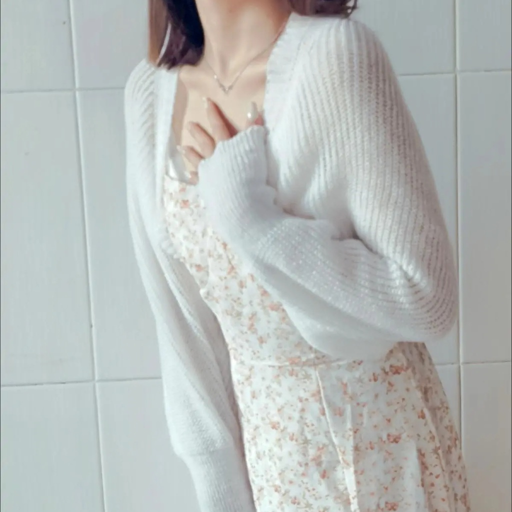 Áo Khoác cardigan Dệt Kim Mỏng Tay Dài Chống Nắng Thời Trang Cho Nữ