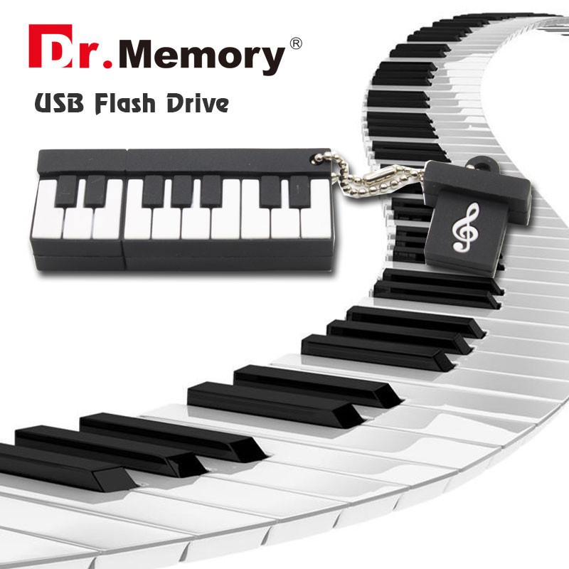 SB Flash Drive 8GB ~ 1TB hình phím đàn piano độc đáo