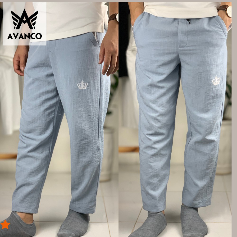 Quần baggy đũi nam dáng suông hiện đại, chất đũi thái tự nhiên co giãn nhẹ mặc cực kỳ thoải mái và thoáng mát - 1QDĐL | BigBuy360 - bigbuy360.vn