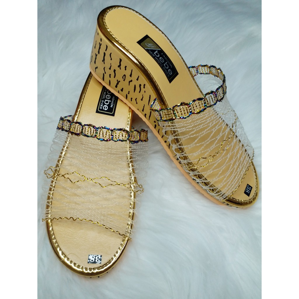 Dép Lưới Xưa Họa Tiết Da Beo cao 1.7P - 3P - 4P - 6P