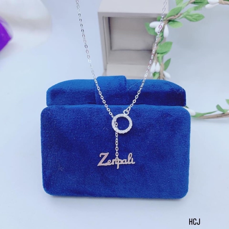 Dây chuyền Bạc nữ thiết kế cách điệu xinh lắm luôn , mới lạ độc đáo. Cắt chữ theo tên theo yêu cầu Mainomi Shop Bạc Xinh