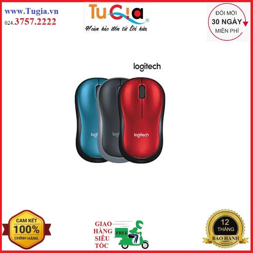 Chuột Không Dây Logitech M185 - Hàng Chính Hãng