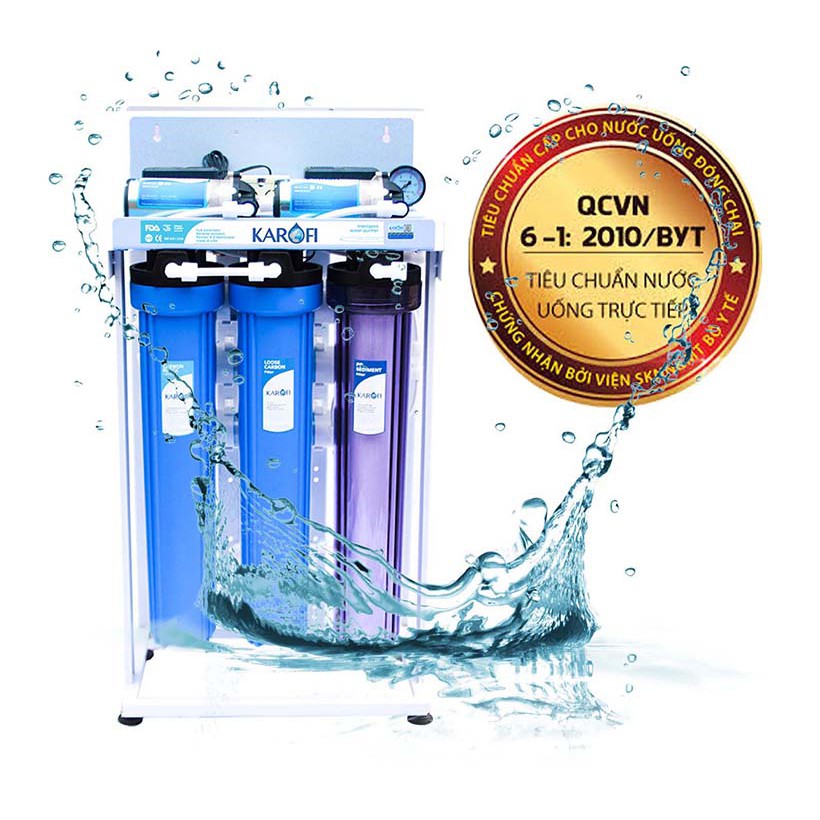 Máy lọc nước RO không tủ bán công nghiệp KAROFI KT-KB30 6 cấp lọc