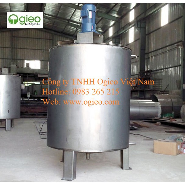 Trục cánh khuấy hóa chất 2 tầng cánh inox 304