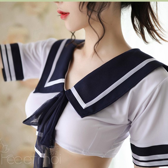 Sexy lingerie Student uniform Cosplay Sailor suit Use makeup