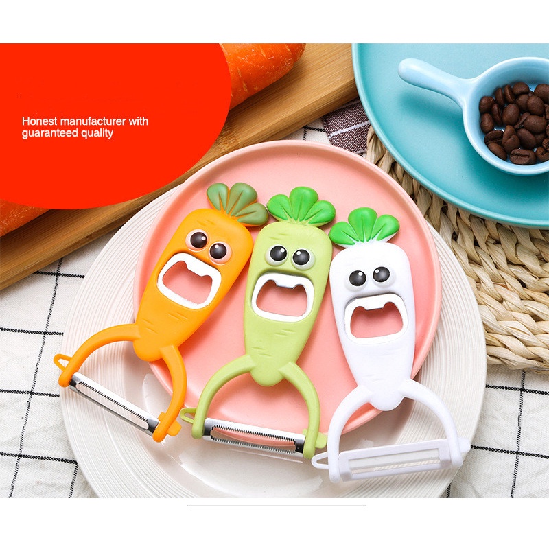 Dụng cụ cạo vỏ rau củ quả khoai tây đa năng sử dụng ở nhà có thể mở nút bần