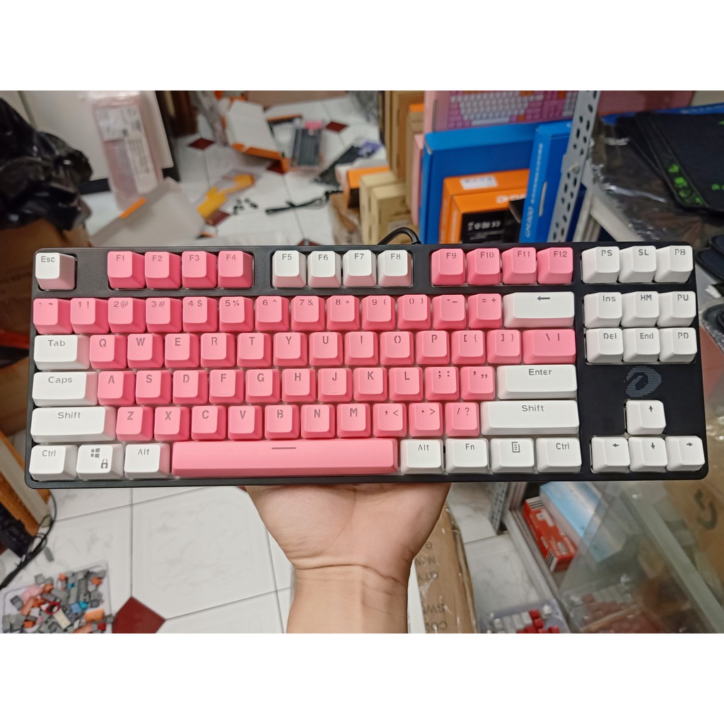 Bàn phím cơ DAREU EK880 led RGB bản Mix keycap Pbt nhiều màu đa dạng mẫu