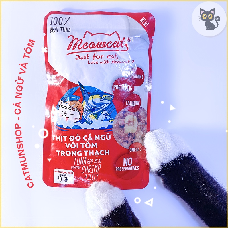 PATE DÀNH CHO MÈO MEOWCAT 70G