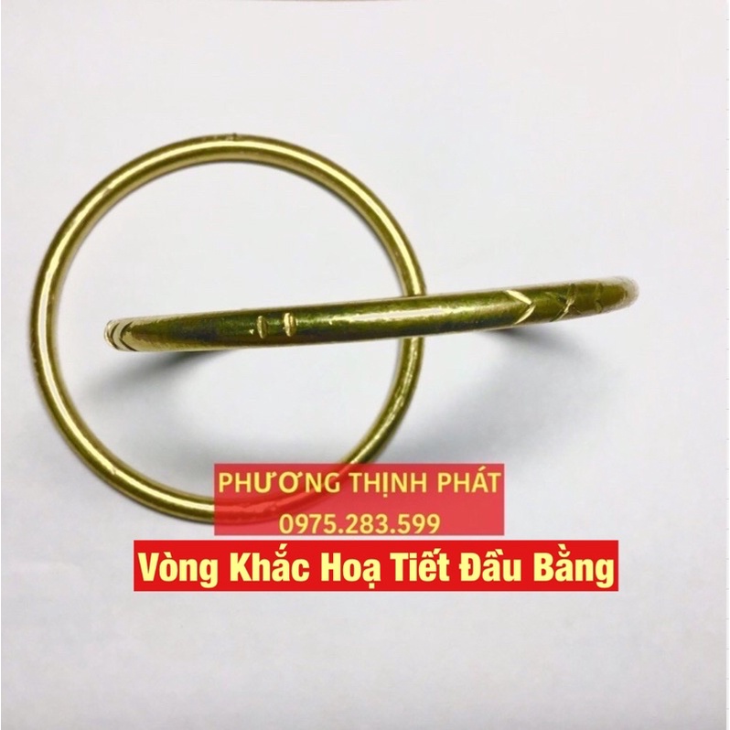 Vòng Tay Phong Thuỷ Đồng Khắc Thủ Công Tây Nguyên Đặc Ruột