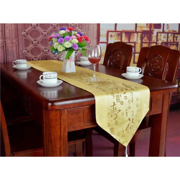 Khăn trải giữa bàn trang trí kích thước 35*200cm