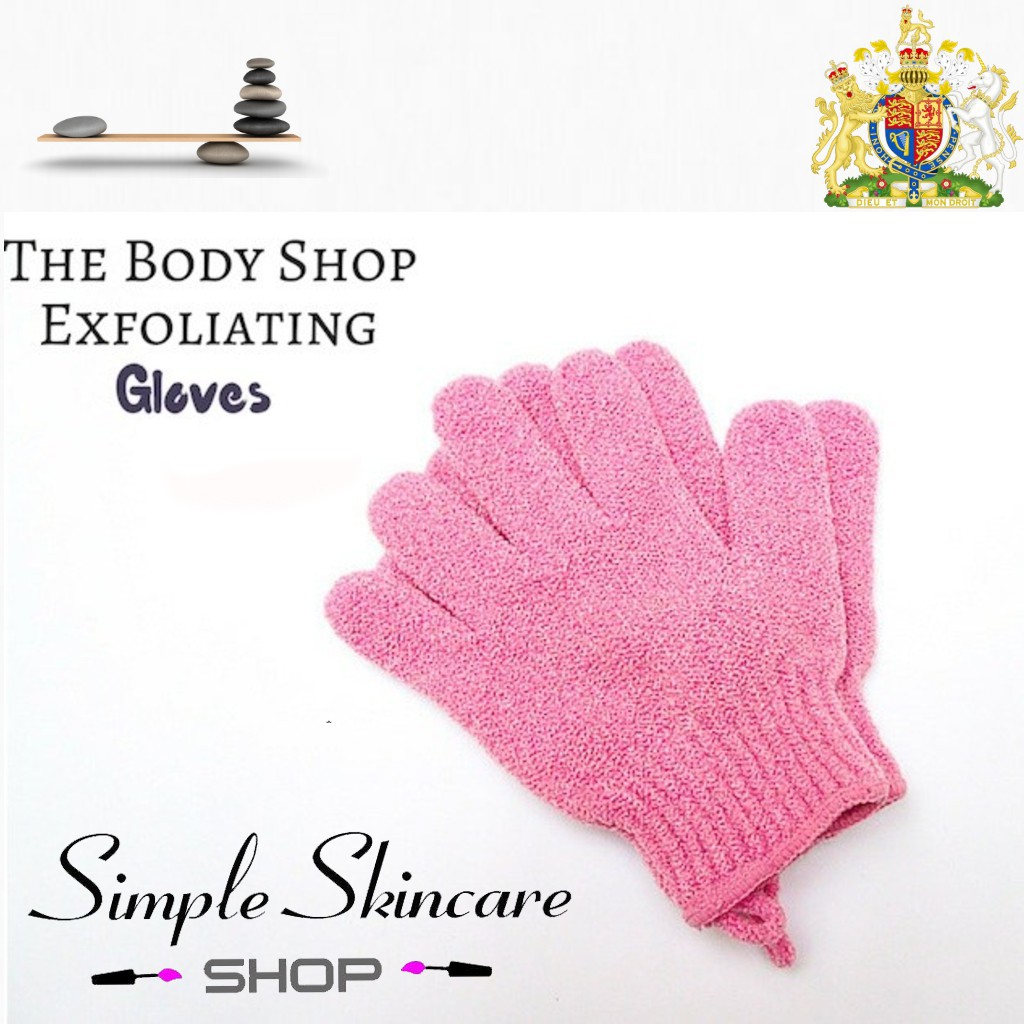 Găng Tay Tắm Mát Xa Tẩy Tế Bào Chết Chống Trượt Dưỡng Ẩm Cho Da The Body Shop Bath Gloves