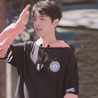 CÓ SẴN SIZE M Áo hoodie đen/hồng TIÊU CHIẾN TRẦN TÌNH LỆNH XIAO ZHAN THE UNTAMED có ảnh feedback AHD03