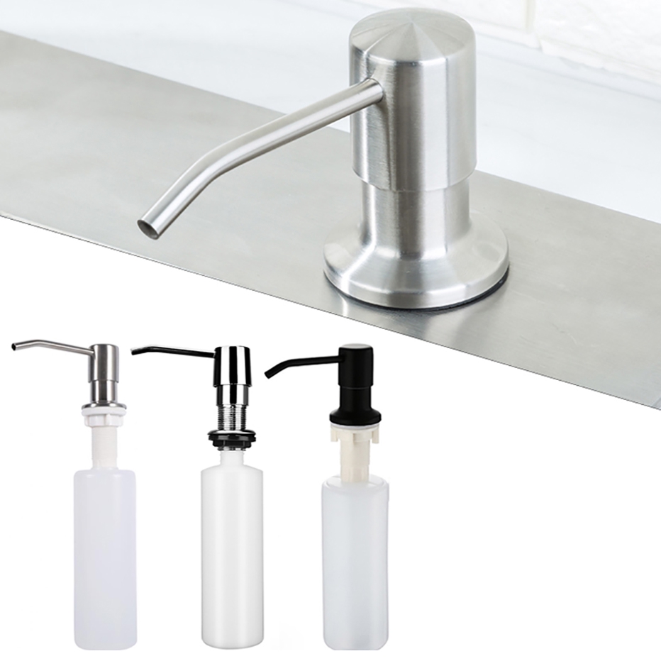 Đầu Vòi Xịt Đựng Xà Phòng Bằng Thép Không Gỉ