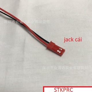 Jack JST 10cm dây silicol 22AWG