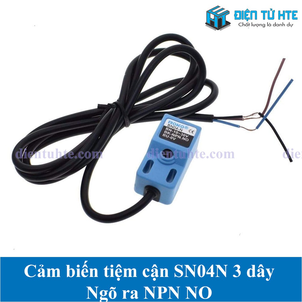 Dây cảm biến tiệm cận SN04N ngõ ra NPN NO 3 dây [HTE Quy Nhơn CN2]