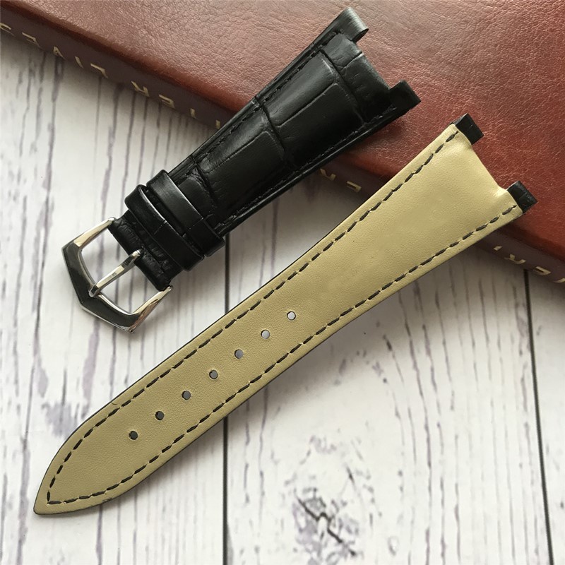 Dây Đeo Tay Bằng Da Thay Thế Cho Đồng Hồ Patek Philippe 5712G 5711 Mark 13 25mm