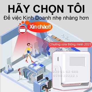 Chuông cảm ứng báo khách , chào khách tự động