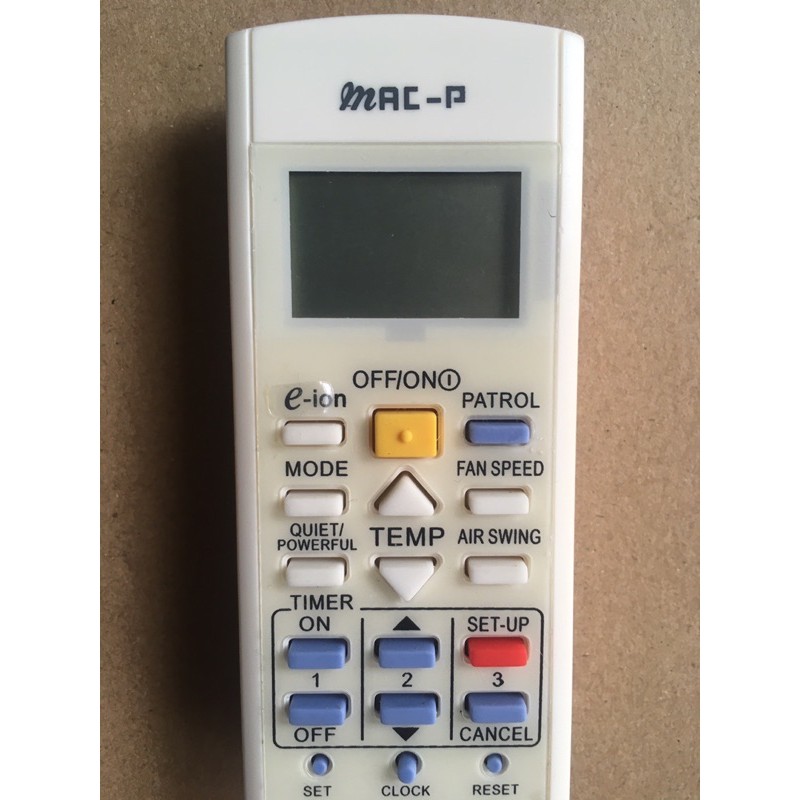 Remote Điều khiển điều hòa mAC-P - tặng kèm pin - Remote điều hòa mAC-P