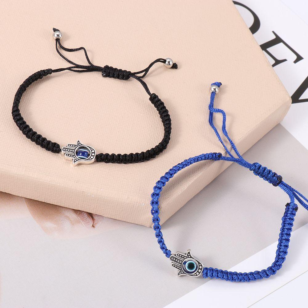Vòng Đeo Tay Bùa Hộ Mệnh May Mắn Dạng Chuỗi Hạt Mắt Quỷ Mới
